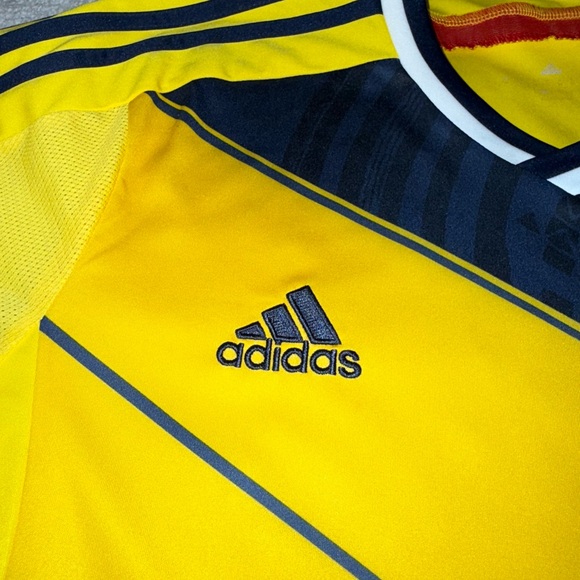 2014 Colombia Adidas Original Home Jersey Mens Size M (Used like New) - Picture 4 of 9